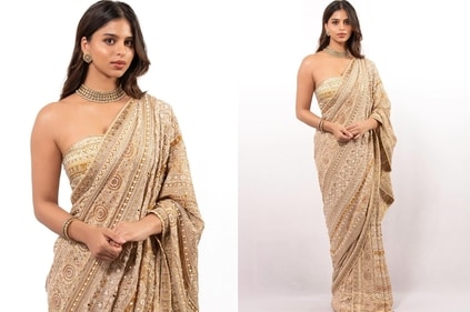 Suhana Khan in a Tarun Tahiliani creation