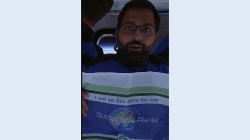 Gopi Thotakura says its essential to see Earth to save it. Gopi Thotakura says its essential to see Earth to save it.