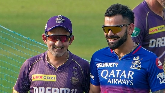 Gautam Gambhir (L) and Virat Kohli were all smiles earlier this month (PTI)