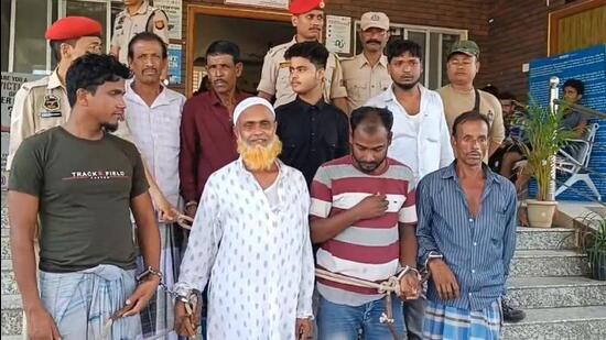 Police said they arrested the Kazi and members of the family of the groom (HT Photo)