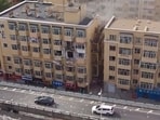 In this image, the aftermath of an explosion at an apartment building is seen in Harbin in northeastern China's Heilongjiang province on Thursday. In this image, the aftermath of an explosion at an apartment building is seen in Harbin in northeastern China's Heilongjiang province on Thursday.