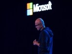 Microsoft CEO Satya Nadella speaks during the Microsoft Build conference at Seattle Convention Center Summit Building in Seattle, Washington. Microsoft CEO Satya Nadella speaks during the Microsoft Build conference at Seattle Convention Center Summit Building in Seattle, Washington.