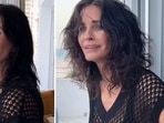 Courteney Cox recreates iconic Friends scene in Florida (courteneycoxofficial/Instagram) Courteney Cox recreates iconic Friends scene in Florida (courteneycoxofficial/Instagram)