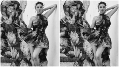 On Wednesday, Aditi gave her fans a mid-week treat as she took to Instagram and uploaded a series of stunning pictures accompanied by the caption "Pocket full of sunshine". In the post, she can be seen posing by the sea and radiating sunflower vibes in a stylish floral dress. (Instagram/@aditiraohydari)