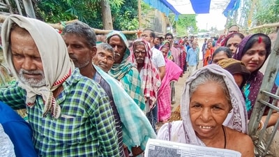 Ganjam, May 13 (ANI): Voters wait to cast a vote for the Odisha Assembly Election 2024, at Gopalpur in Ganjam district on Monday. (ANI Photo) (Sai Saswat Mishra) Ganjam, May 13 (ANI): Voters wait to cast a vote for the Odisha Assembly Election 2024, at Gopalpur in Ganjam district on Monday. (ANI Photo) (Sai Saswat Mishra)