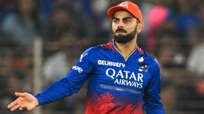 Royal Challengers Bengaluru's Virat Kohli gestures during a match. (AFP) Royal Challengers Bengaluru's Virat Kohli gestures during a match. (AFP)