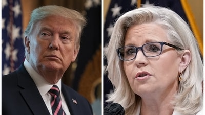 Liz Cheney, who is the most known GOP critics of Trump, took to X on Wednesday to condemn the former president for spreading the conspiracy theory that Biden had planned to kill him, (AP ) Liz Cheney, who is the most known GOP critics of Trump, took to X on Wednesday to condemn the former president for spreading the conspiracy theory that Biden had planned to kill him, (AP )