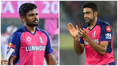 Ravichandran Ashwin reacted to Sanju Samson's World Cup selection after RR defeated RCB in the IPL 2024 playoffs (AFP) Ravichandran Ashwin reacted to Sanju Samson's World Cup selection after RR defeated RCB in the IPL 2024 playoffs (AFP)
