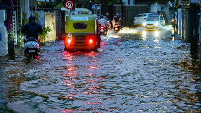 Although Alappuzha, Kottayam, and Ernakulam were initially under an orange alert, the IMD later upgraded the warning, predicting extremely heavy rainfall in isolated areas of these districts. (PTI) Although Alappuzha, Kottayam, and Ernakulam were initially under an orange alert, the IMD later upgraded the warning, predicting extremely heavy rainfall in isolated areas of these districts. (PTI)
