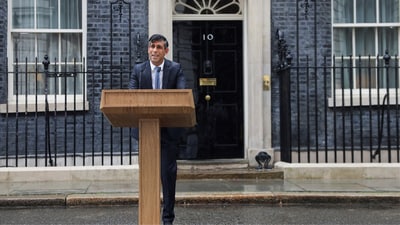 Rishi Sunak announced the UK election for July 4. Rishi Sunak announced the UK election for July 4.
