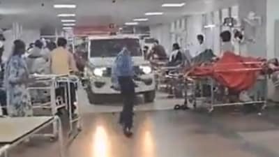 Satish Kumar, the accused, was admitted to the hospital’s psychiatry department. (HT PHOTO) Satish Kumar, the accused, was admitted to the hospital’s psychiatry department. (HT PHOTO)
