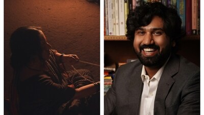 A still from Sunflowers Were The First Ones To Know (left) and director Chidananda S Naik (right) A still from Sunflowers Were The First Ones To Know (left) and director Chidananda S Naik (right)