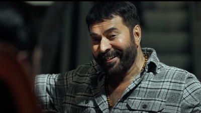 Turbo movie review: Mammootty in a still from the movie. Turbo movie review: Mammootty in a still from the movie.