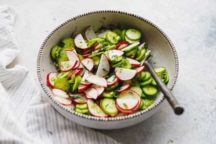 Radish and Cucumber Salad
