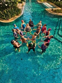 Fitness aqua ballet class in session at Lodha Park (Aditi Mansingka) Fitness aqua ballet class in session at Lodha Park (Aditi Mansingka)