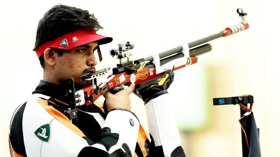 Indian shooter Rudrankksh Patil (PTI)