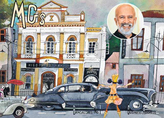 Paul Fernandes’ watercolour illustrations depict famous Bengaluru spots. (INSTAGRAM/@APAULOGY_GALLERY)