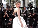 Aditi Rao Hydari walked the red carpet of the Cannes Film Festival on Thursday. Aditi Rao Hydari walked the red carpet of the Cannes Film Festival on Thursday.