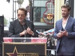 Robert Downey Jr roasted Chris Hemsworth at his Hollywood Walk of Fame ceremony. (Pic courtesy: Variety)