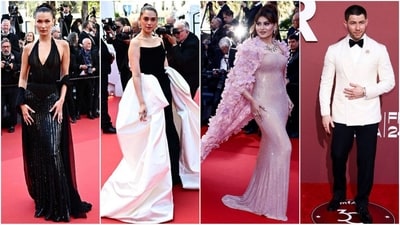 The prestigious 77th Cannes Film Festival is drawing to a close, and the red carpet looks from Day 10 were a dazzling display of glitz and glamour. With premieres of films like "All We Imagine as Light" and "Beating Hearts," along with the star-studded annual amFAR Gala, the event was a feast for fashion enthusiasts. Renowned celebrities such as Aditi Rao Hydari, Urvashi Rautela, Nick Jonas, Bella Hadid, Demi Moore, Greta Gerwig, and more graced the red carpet in stunning outfits, serving as a treasure trove of fashion inspiration. From floor-sweeping gowns to sequin dresses, let's delve into the best-dressed celebs who turned heads with their exquisite style. The prestigious 77th Cannes Film Festival is drawing to a close, and the red carpet looks from Day 10 were a dazzling display of glitz and glamour. With premieres of films like "All We Imagine as Light" and "Beating Hearts," along with the star-studded annual amFAR Gala, the event was a feast for fashion enthusiasts. Renowned celebrities such as Aditi Rao Hydari, Urvashi Rautela, Nick Jonas, Bella Hadid, Demi Moore, Greta Gerwig, and more graced the red carpet in stunning outfits, serving as a treasure trove of fashion inspiration. From floor-sweeping gowns to sequin dresses, let's delve into the best-dressed celebs who turned heads with their exquisite style.