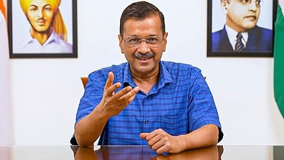 **EDS: VIDEO GRAB VIA @AamAadmiParty** New Delhi: Delhi Chief Minister and AAP Supremo Arvind Kejriwal addresses a press conference, in New Delhi, Friday, May 24, 2024. (PTI Photo)(PTI05_24_2024_000206B) (PTI) **EDS: VIDEO GRAB VIA @AamAadmiParty** New Delhi: Delhi Chief Minister and AAP Supremo Arvind Kejriwal addresses a press conference, in New Delhi, Friday, May 24, 2024. (PTI Photo)(PTI05_24_2024_000206B) (PTI)