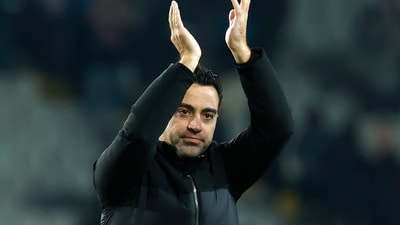 Barcelona's Xavi Hernandez during 2023/24 season (AP)