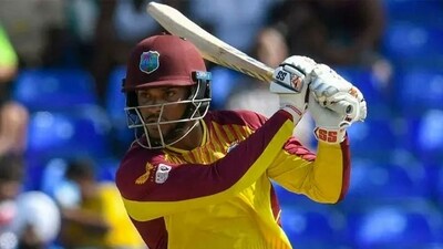 West Indies batter Brandon King West Indies batter Brandon King