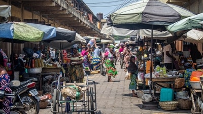 (FILES) General view of the Dantokpa market, one of the largest open-air market in West Africa, in Cotonou on February 29, 2024. (Photo by Abadjaye Justin SODOGANDJI / AFP) (AFP) (FILES) General view of the Dantokpa market, one of the largest open-air market in West Africa, in Cotonou on February 29, 2024. (Photo by Abadjaye Justin SODOGANDJI / AFP) (AFP)