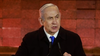 According to a source familiar with the matter, Netanyahu has been communicating with Republican Congressional leaders in recent weeks about a possible joint session address, The Times of Israel reported. (AFP)
