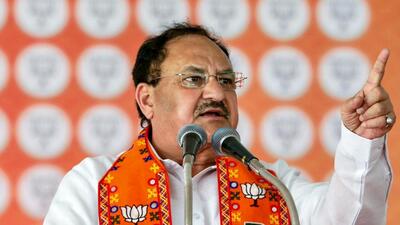 Kushinagar, May 24 (ANI): Bharatiya Janata Party (BJP) National President JP Nadda addresses a public meeting for the Lok Sabha elections, in Kushinagar on Friday. (ANI Photo) (JP Nadda-X) Kushinagar, May 24 (ANI): Bharatiya Janata Party (BJP) National President JP Nadda addresses a public meeting for the Lok Sabha elections, in Kushinagar on Friday. (ANI Photo) (JP Nadda-X)