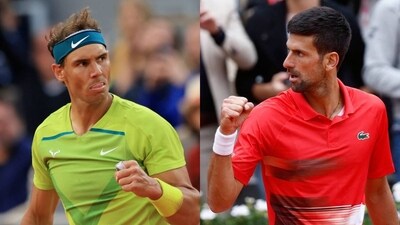 Rafael Nadal and Novak Djokovic (Reuters)