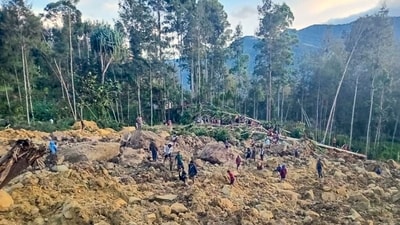 “We are sending in disaster officials, PNG Defense Force, and the Department of Works and Highways to ... start relief work, recovery of bodies, and reconstruction of infrastructure,” he added. (AFP) “We are sending in disaster officials, PNG Defense Force, and the Department of Works and Highways to ... start relief work, recovery of bodies, and reconstruction of infrastructure,” he added. (AFP)