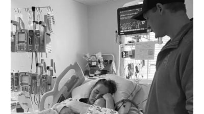Rodeo star Spencer Wright’s son was declared brain dead after he was hospitalised following a tragic incident in Utah. (Mindy Sue Clark/FB)