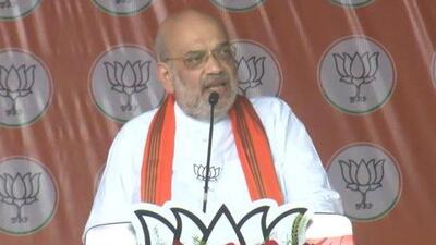 Union home minister Amit Shah addressed a rally in Bihar on Friday (Twitter/@BJP4Bihar) Union home minister Amit Shah addressed a rally in Bihar on Friday (Twitter/@BJP4Bihar)