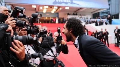 Director Ali Abbasi wasn't afraid to take on the Trump empire in his film 'The Apprentice,' which screened at Cannes. (Sebastien Botella/MAXPPP/dpa/picture alliance ) Director Ali Abbasi wasn't afraid to take on the Trump empire in his film 'The Apprentice,' which screened at Cannes. (Sebastien Botella/MAXPPP/dpa/picture alliance )