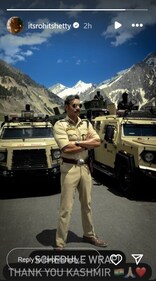 On his Instagram, he shared a picture of Ajay in uniform. On his Instagram, he shared a picture of Ajay in uniform.
