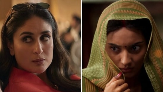 Crew and Laapataa Ladies are both streaming on Netflix India