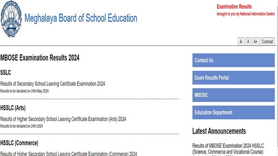 MBOSE Result 2024 Live: Meghalaya Board 10th, 12th results releasing today - Vimarsana News