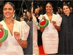 Kani Kusruti's watermelon clutch on the Cannes 2024 red carpet combines glamour and a powerful political statement. Kani Kusruti's watermelon clutch on the Cannes 2024 red carpet combines glamour and a powerful political statement.