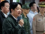 FILE PHOTO: Taiwan President Lai Ching-te makes a speech during his visit to a military camp in Taoyuan, Taiwan May 23, 2024. REUTERS/Ann Wang/File Photo