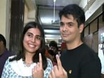 Lok Sabha election 2024: Priyanka Gandhi's children cast their vote at polling booth in Delhi 