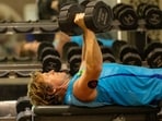 Jonty Rhodes during a workout session(Instagram/LucknowSuperGiants )