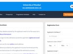 Mumbai University begins online registration for first year at muugadmission.samarth.edu.in.