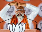 Prime Minister Narendra Modi addresses a public meeting for Lok Sabha elections in Patna district on Saturday. Prime Minister Narendra Modi addresses a public meeting for Lok Sabha elections in Patna district on Saturday.