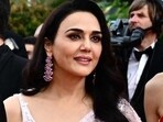 Preity Zinta wore a sare to the Cannes Film Festival. Preity Zinta wore a sare to the Cannes Film Festival.