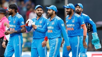 India captain Rohit Sharma and teammates Virat Kohli, Hardik Pandya, Jasprit Bumrah and KL Rahul (BCCI Twitter) India captain Rohit Sharma and teammates Virat Kohli, Hardik Pandya, Jasprit Bumrah and KL Rahul (BCCI Twitter)