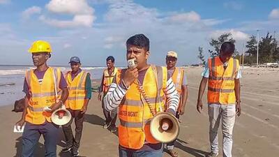 Announcements were being made on loudspeakers in vulnerable areas and beach destinations to make the people aware of the approaching storm. (Representative Image) Announcements were being made on loudspeakers in vulnerable areas and beach destinations to make the people aware of the approaching storm. (Representative Image)