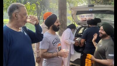 As Punjab sweltered under heatwave conditions, with temperatures soaring above 45 degrees Celsius across the state, contestants are taking all precautions to beat the summer heat along with keeping the momentum of their canvassing. As Punjab sweltered under heatwave conditions, with temperatures soaring above 45 degrees Celsius across the state, contestants are taking all precautions to beat the summer heat along with keeping the momentum of their canvassing.