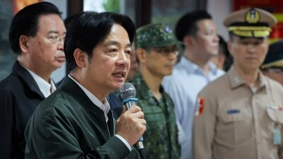 FILE PHOTO: Taiwan President Lai Ching-te makes a speech during his visit to a military camp in Taoyuan, Taiwan May 23, 2024. REUTERS/Ann Wang/File Photo (REUTERS)