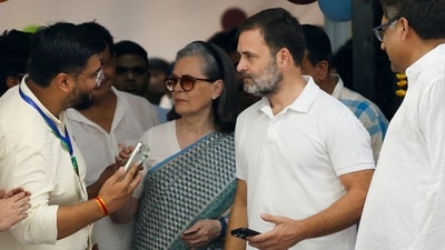 Rahul Gandhi urged people to come out in large numbers in the sixth phase of the elections on Saturday and vote for their rights and the future of their families. (REUTERS)